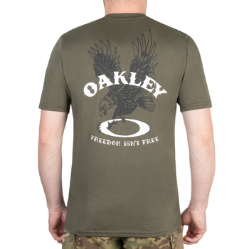 Футболка з малюнком Oakley SI Freedom Isnt Free Tee Tundra M (FOA404135-86V)