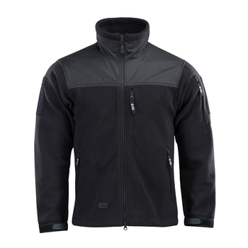 Тактична армійська куртка M-Tac Alpha Microfleece Gen.II Black чорний XL