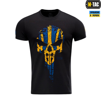 Тактическая M-Tac футболка Месник Black/Yellow/Blue 2XL