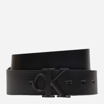 Ремінь чоловічий шкіряний Calvin Klein Jeans K50K512069-01C 85 см Чорний (8720639017591)