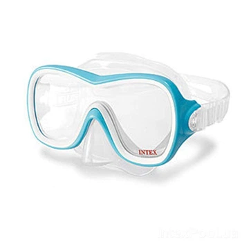 Маска для плавання Intex 55978 Aqua блакитна (аква)