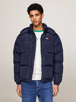 Пуховик зимовий короткий чоловічий Tommy Hilfiger DM0DM19537-C1G 2XL Темно-синій (8720636534039)