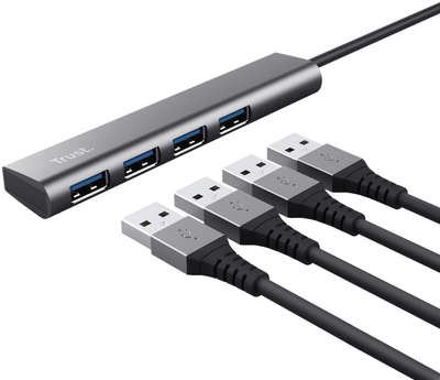 USB-C хаб Trust HALYX 4-PORT (TR24948)