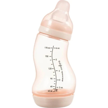 Пляшечка для годування Difrax S-bottle Natural з силіконовою соскою, 170 мл (705 Blossom)