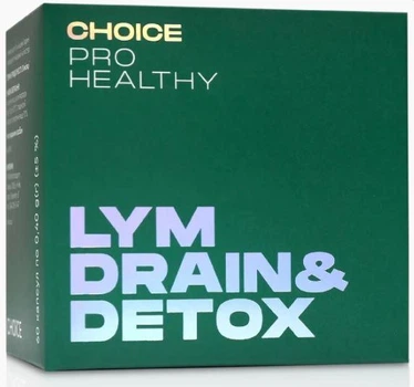 Лімфодренаж і детоксикація, швидке схуднення жироспалюванням Choice Lym Drain & Detox 60 капсул