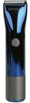 Машинка для стрижки Brock bhc 3001, Blue, 3w, питание: аккумулятор, 2 насадки 1-15,5мм и 16-30,5мм, время работы до 60мин, ipx6