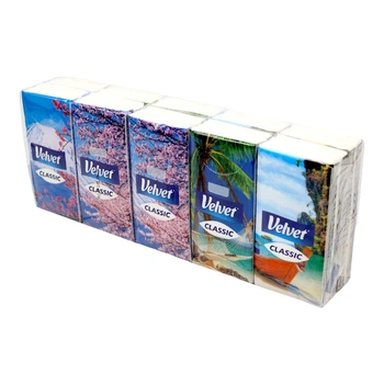 Хустинки носові Velvet Classic 10 упак по 10 шт