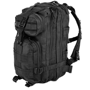 Рюкзак Cordura 1000D 25л для полювання, риболовлі, походів, подорожей та спорту. Колір чорний