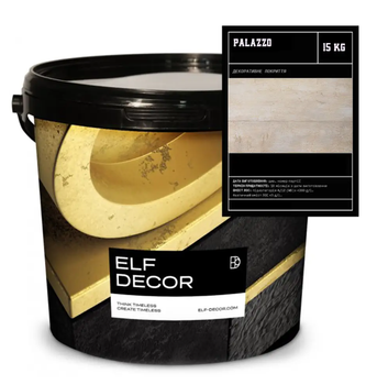 Декоративная штукатурка акриловая ELF DECOR PALAZZO 15 кг