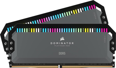 Pamięć RAM Corsair DDR5-5200 32768MB PC5-41600 (Kit of 2x16384) Dominator Platinum RGB Grey (CMT32GX5M2B5200Z40)