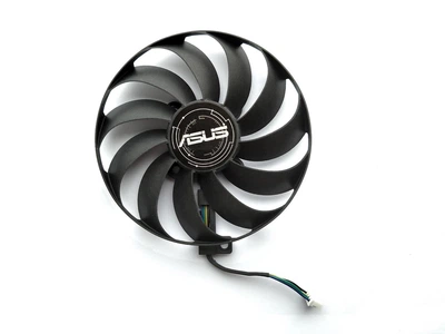 Вентилятор кулер для видеокарты ASUS RX 5500 XT DUAL Everflow T129215SU (FDC10U12S9-C PLD10010S12HH) (№286.1)