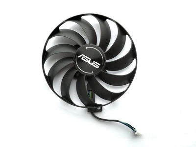 Вентилятор Everflow для видеокарты ASUS RX 5500 XT DUAL (оригинал) T129215SU (FDC10U12S9-C PLD10010S12HH) (№286.21)