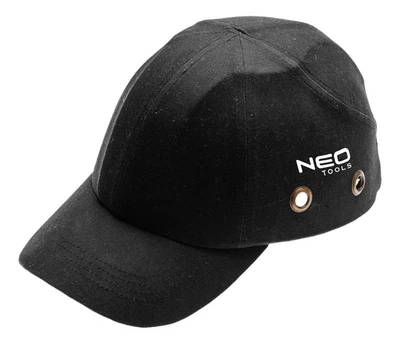 Neo Tools Бейсболка робоча, бавовна, посилена всередині захисними елементами, чорний