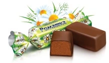 Шоколадні цукерки Ромашка Roshen 250 г класичні пралінові цукерки у шоколадній глазурі