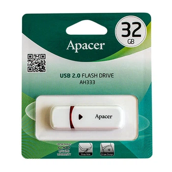 Флешка Apacer 32 Гб Белая (AP32GAH333W-1)