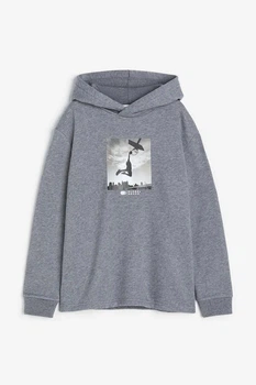 Худи серое Global Squad H&M 134-140см (4000937824)