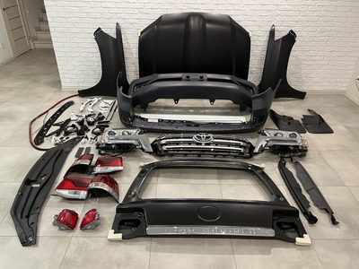 Обвес комплект рестайлинга Toyota Land Cruiser 200 в 2016-2021 GBT для Toyota Land Cruiser 200 2015-2021 (6727)