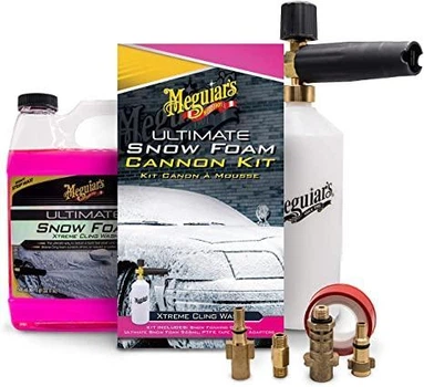 Комплект пенной насадки и шампуня Meguiars Ultimate Snow Foam Cannon Kit 946мл Meguiars G194000EU
