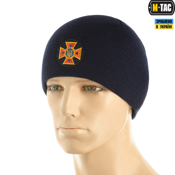 Шапка M-Tac ДСНС тонка в'язка Dark Navy Blue Size L/XL