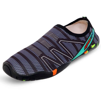 Тапочки для пляжа и кораллов аквашузы аквасоки SP-Sport 002-2 размер 43 Black-Multicolor