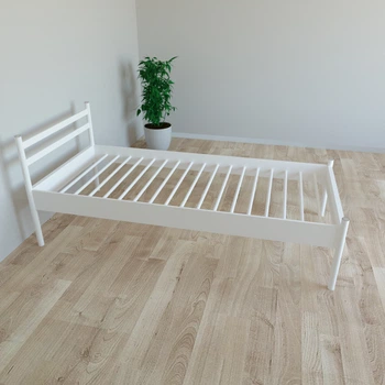 Кровать Tobi Sho COMFORT-1 односпальная металлическая 190X80 Белый