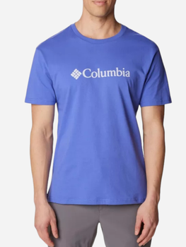 Футболка бавовняна чоловіча Columbia CSC BASIC LOGO™ M Блакитна (195978521715)