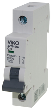 Автоматичний вимикач 1P Viko 10А 4,5кА 230/400V Тип C