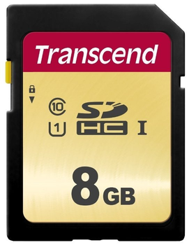 Transcend Карта пам'яті SD 8GB C10 R20MB/s