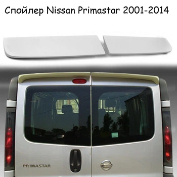 Спойлер крышки багажник Nissan Primastar 2001-2014 Распашные двери стеклопластик под покраску