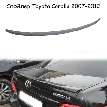 Спойлер крышки багажник Toyota Corolla 2007-2012 стеклопластик под покраску