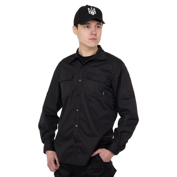 Сорочка тактична Military Rangers Top розмір 3XL (бавовна, поліестер, Чорний)