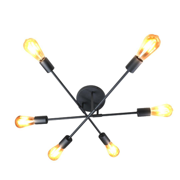Люстра G CORK 6xE27 BK чорний