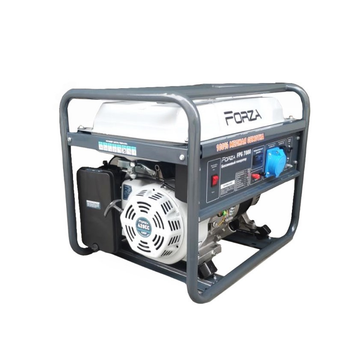 Генератор Бензиновый 5.5 кВт Медная обмотка с ручным запуском Forza FPG7000 + AVR Синхронный Однофазный электрогенератор 5500 Вт