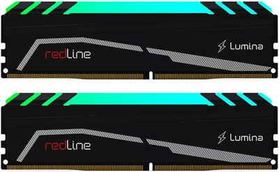 Оперативна пам'ять Mushkin DDR4-3200 32768MB PC4-25600 (Kit of 2x16384) Redline Lumina RGB Black (MLA4C320EJJP16GX2)