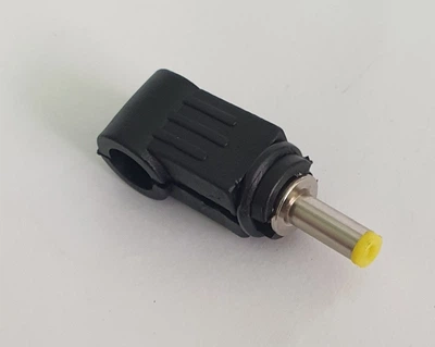 Штекер конектор&nbsp;Перехідник адаптер DC 4.0x1.7mm(тато) під паяння штекер 90°