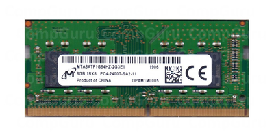 Оперативна пам'ять для ноутбука Micron DDR4 8GB 2400MHz SO-DIMM 1Rx8 PC4-2400T (MTA8ATF1G64HZ-2G3Е1)