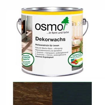 Универсальное цветное масло Osmo Dekorwachs Intensive Tone 3169 черное/прозрачное