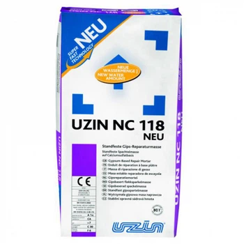 Шпаклевка гипсовая Uzin NC 118 быстросохнущая 20 кг.