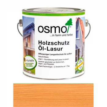 Защитное масло-лазурь Osmo Holzschutz-Lasur 702 лиственница прозрачное шелковисто-матовое