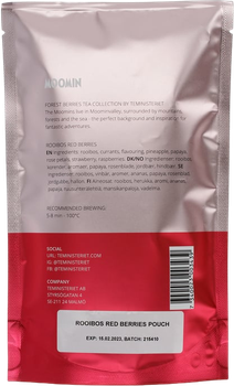 Чай Teministeriet Moomin Rooibos Red Berries в пачці 100 г (7340023003439)