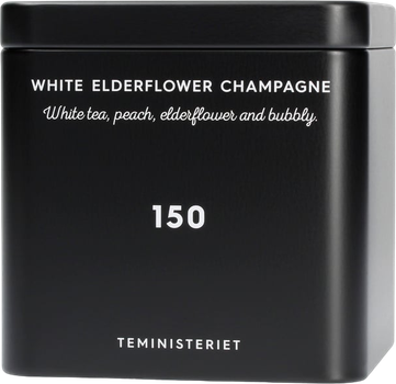 Biała herbata Teministeriet Collection 150 White Elderflower Champagne w opakowaniu 50 g (7340023001008)