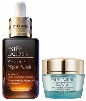 Zestaw do pielęgnacji twarzy Estee Lauder Advanced Serum rewitalizujące na noc 50 ml + Krem na dzień SPF 15 15 ml (0887167640856)