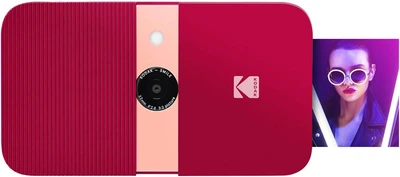 Фотокамера мгновенной печати Kodak Smile Instant Print 10MP Бордовая Б/В g5