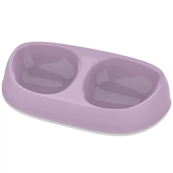 Миска для котов Moderna Double Sensibowl двойная 2х200мл лиловая (AO100434)