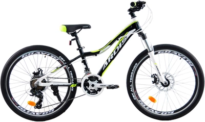Велосипед Ardis Manik 24" 12" 2024 Черно-зеленый (0233-120-З)