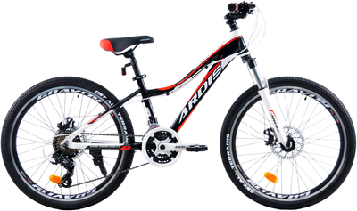 Велосипед Ardis Manik 24" 12" 2024 Черно-красный (0233-120-Ч)