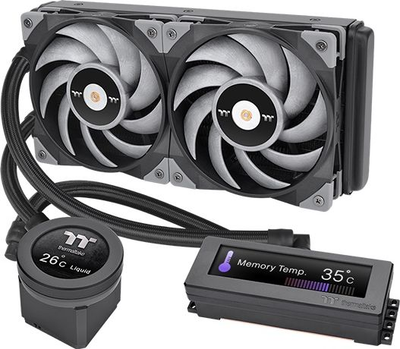 Система рідинного охолодження Thermaltake Floe RC Ultra 240 CPU & Memory AIO Liquid Cooler Black (4713227528016)