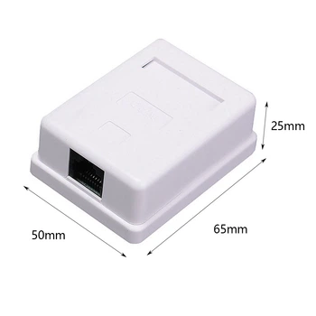 Розетка мережева Kingda зовнішня Kingda 1хRJ45, cat.5e, UTP, KDWP6034