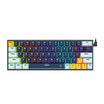 Ігрова клавіатура Fantech ATOM63 MK874V2 Red Switch USB/Type-C провідна/функція Anti Ghosting для 26 клавіш Navy