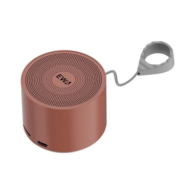 Портативная беспроводная Bluetooth 5.0 колонка EWA A129 с ремешком для переноски Brown